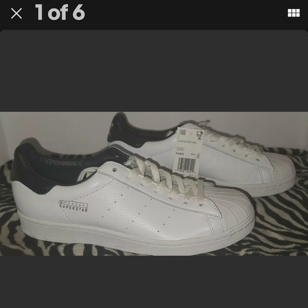 Adidas Shanghai Superstar Pure Sneakers